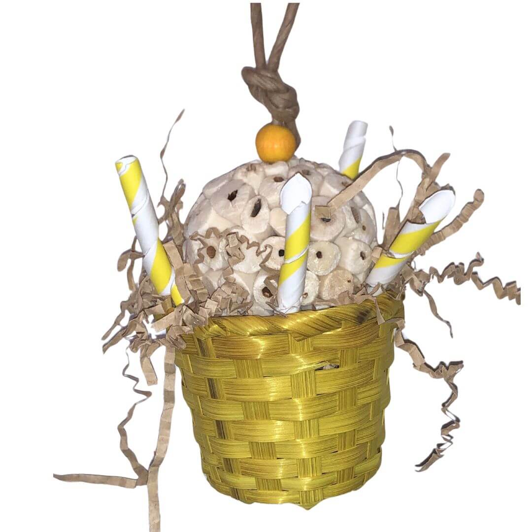Basket Shreddable bird toy