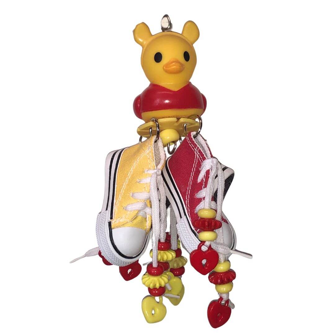 duck bird toy with shoes