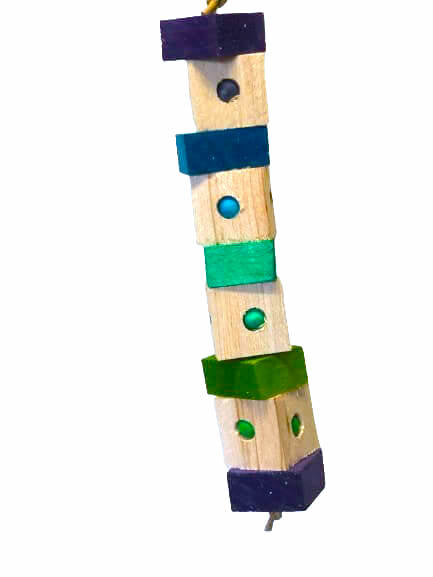 balsa dot foraging bird toy