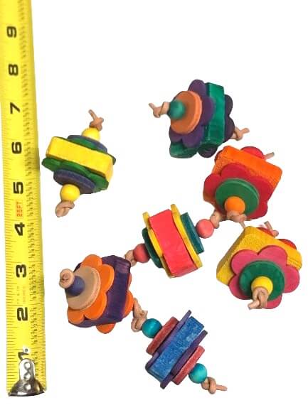 leather bird foot toys