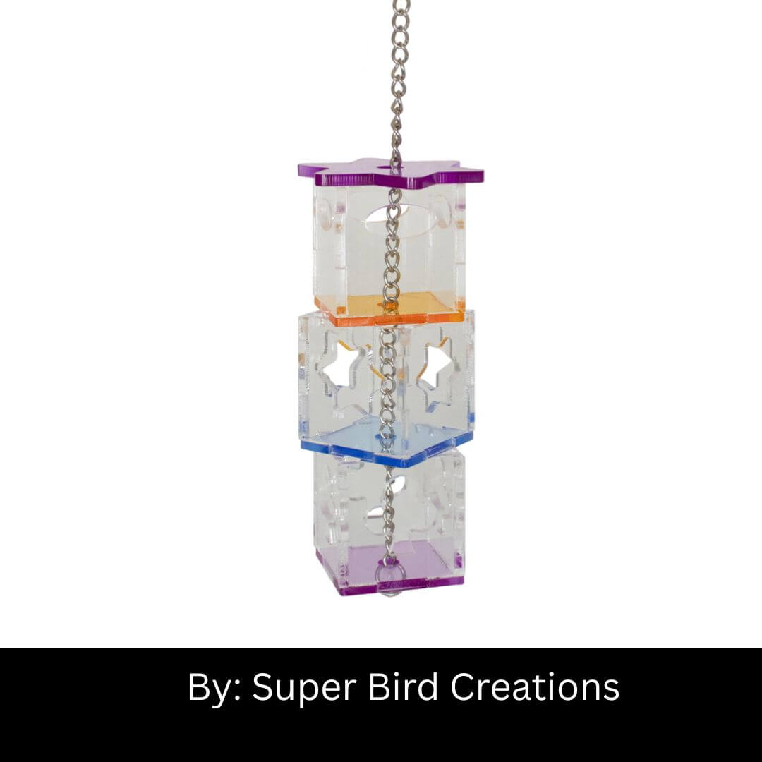 Foraging Cubes bird toy