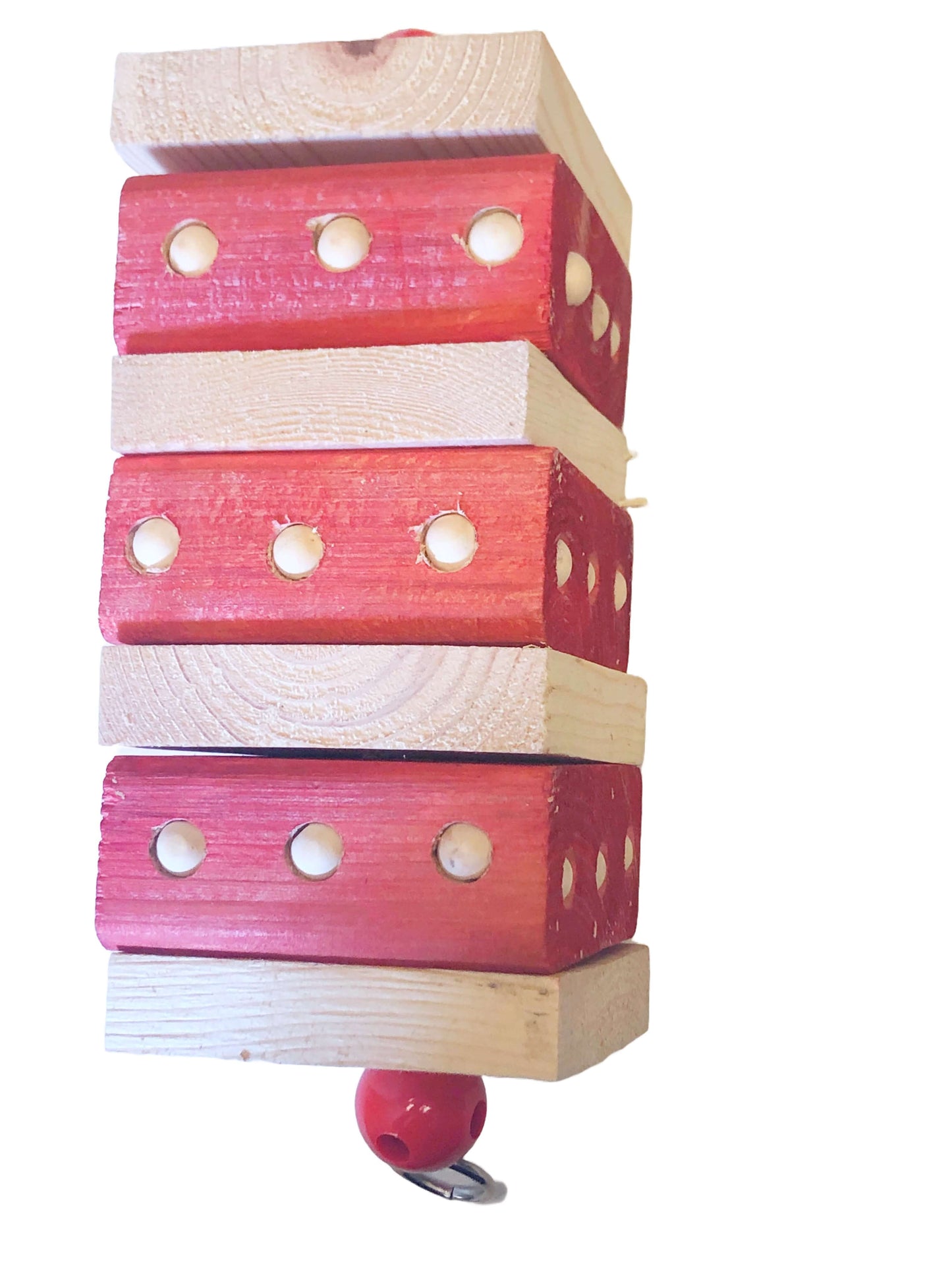 pink dot big bite bird toy