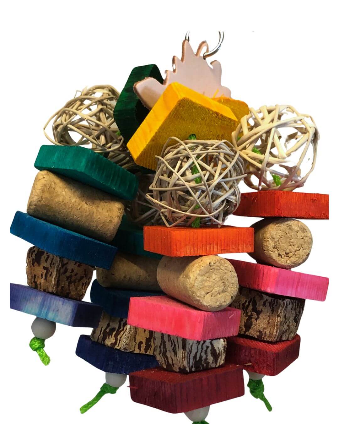 pine wood with leather dinosaur