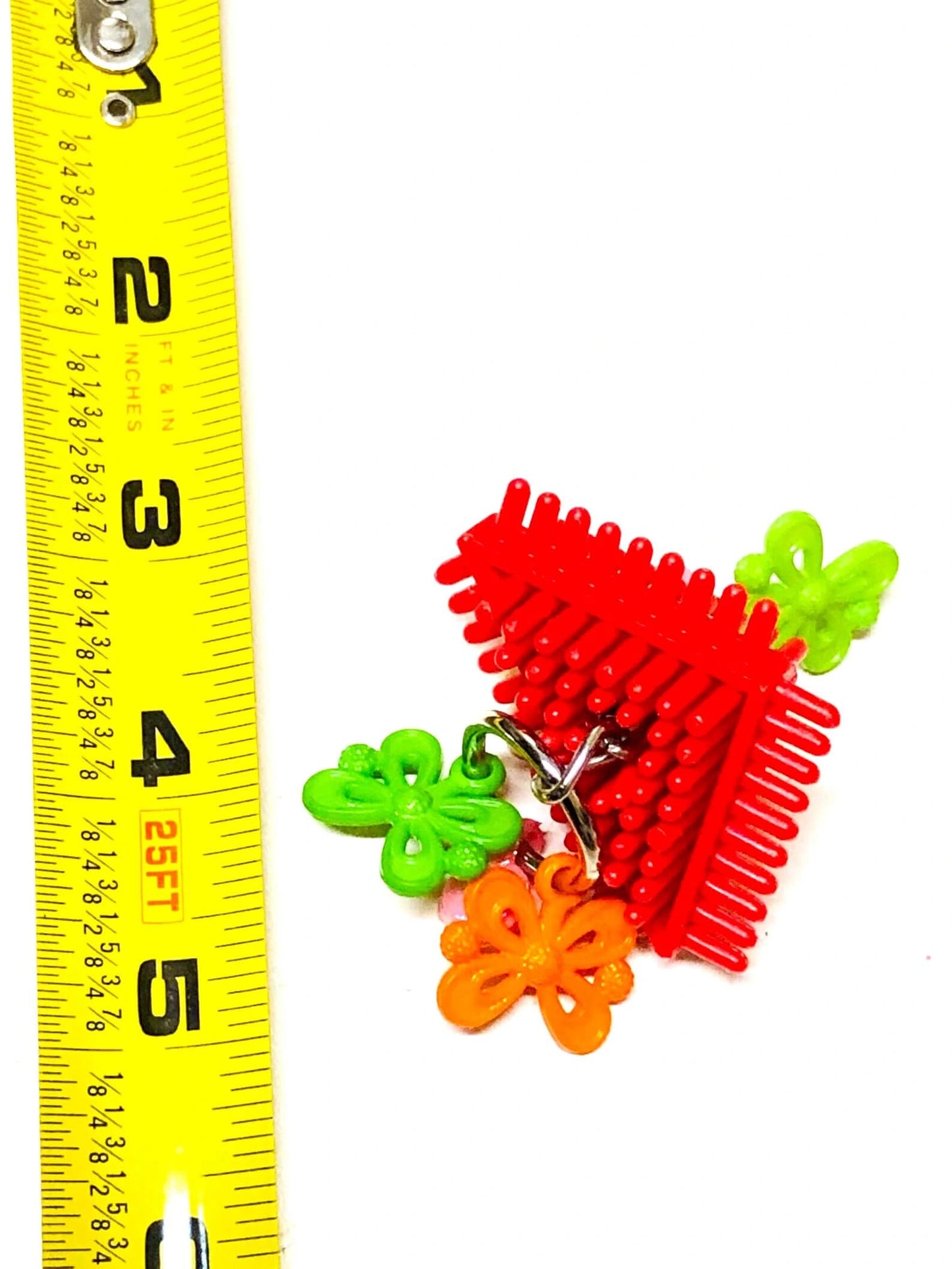 Foraging bird foot toy