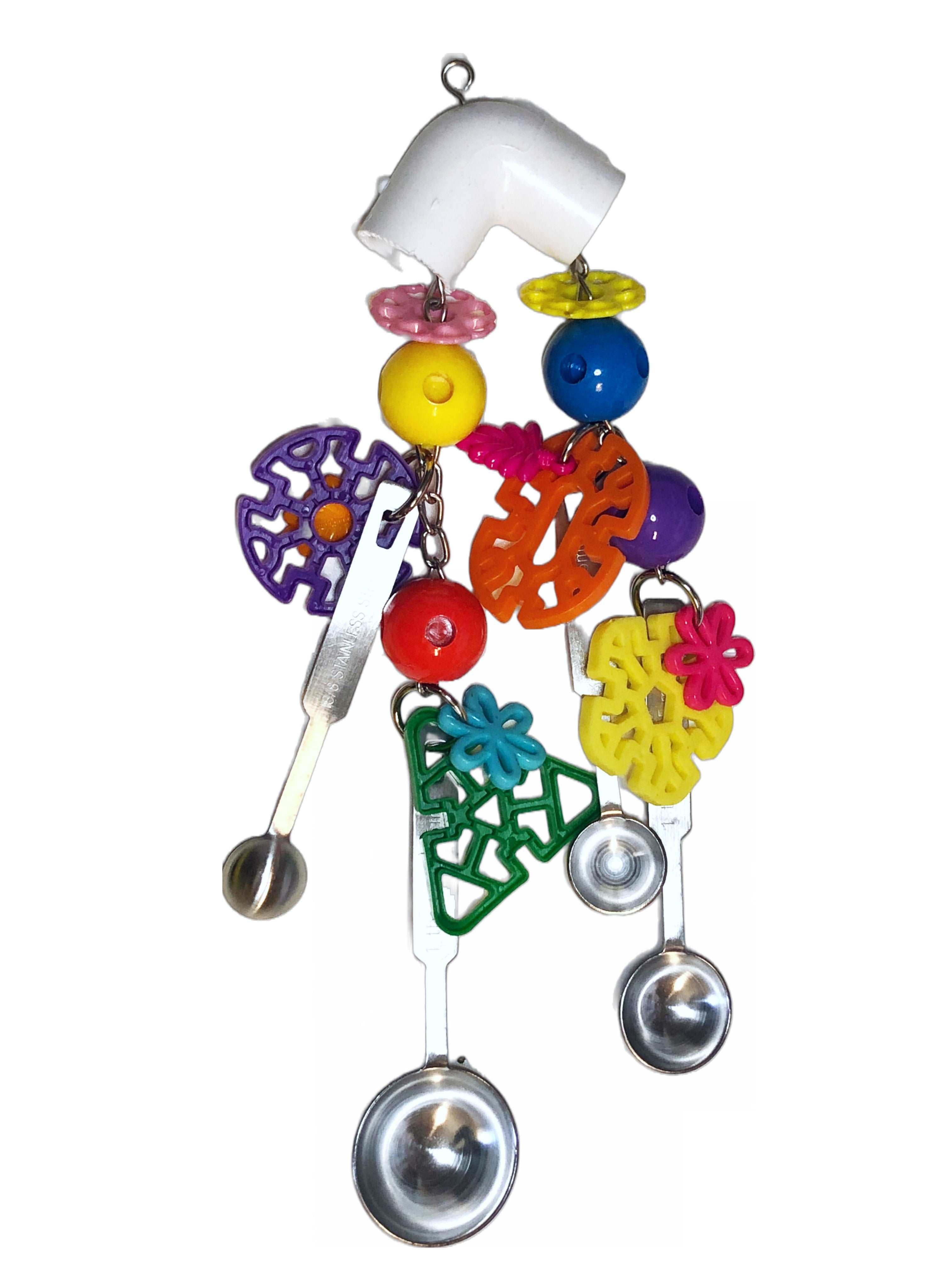 Stainless steel hotsell parrot toys