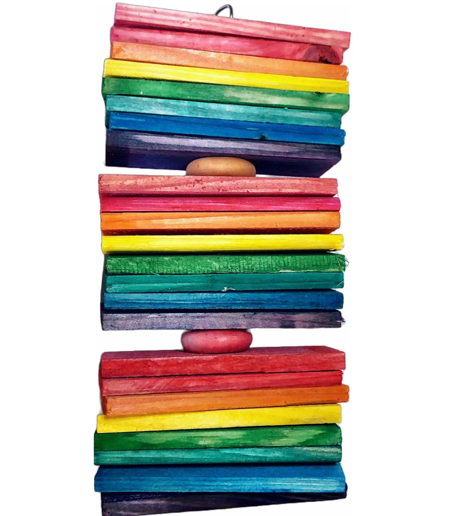 Stacks of Three: Wood Bird Toy