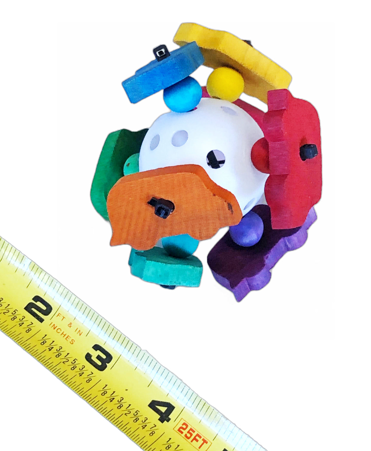 Whiffle ball foot toys is a great way to engage with your bird