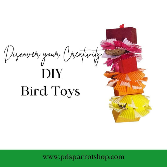 diy bird toys with paper cup parrot toy