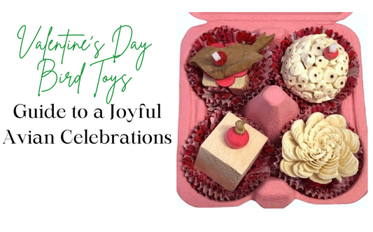 Valentine's Day bird toys 