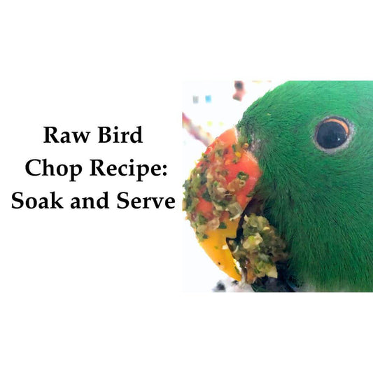 raw bird chop: soak and serve recipe