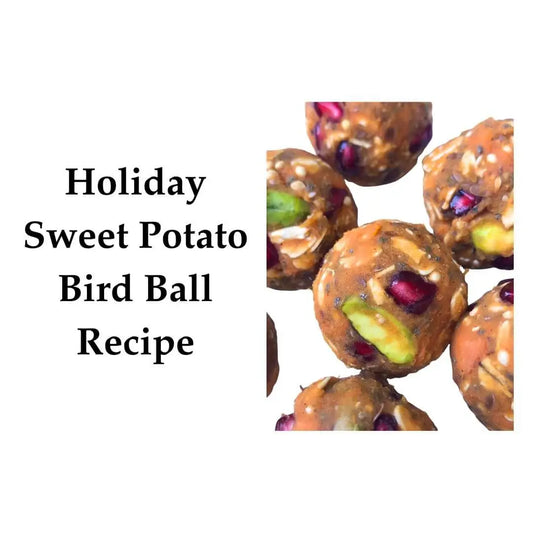 Sweet potato bird ball