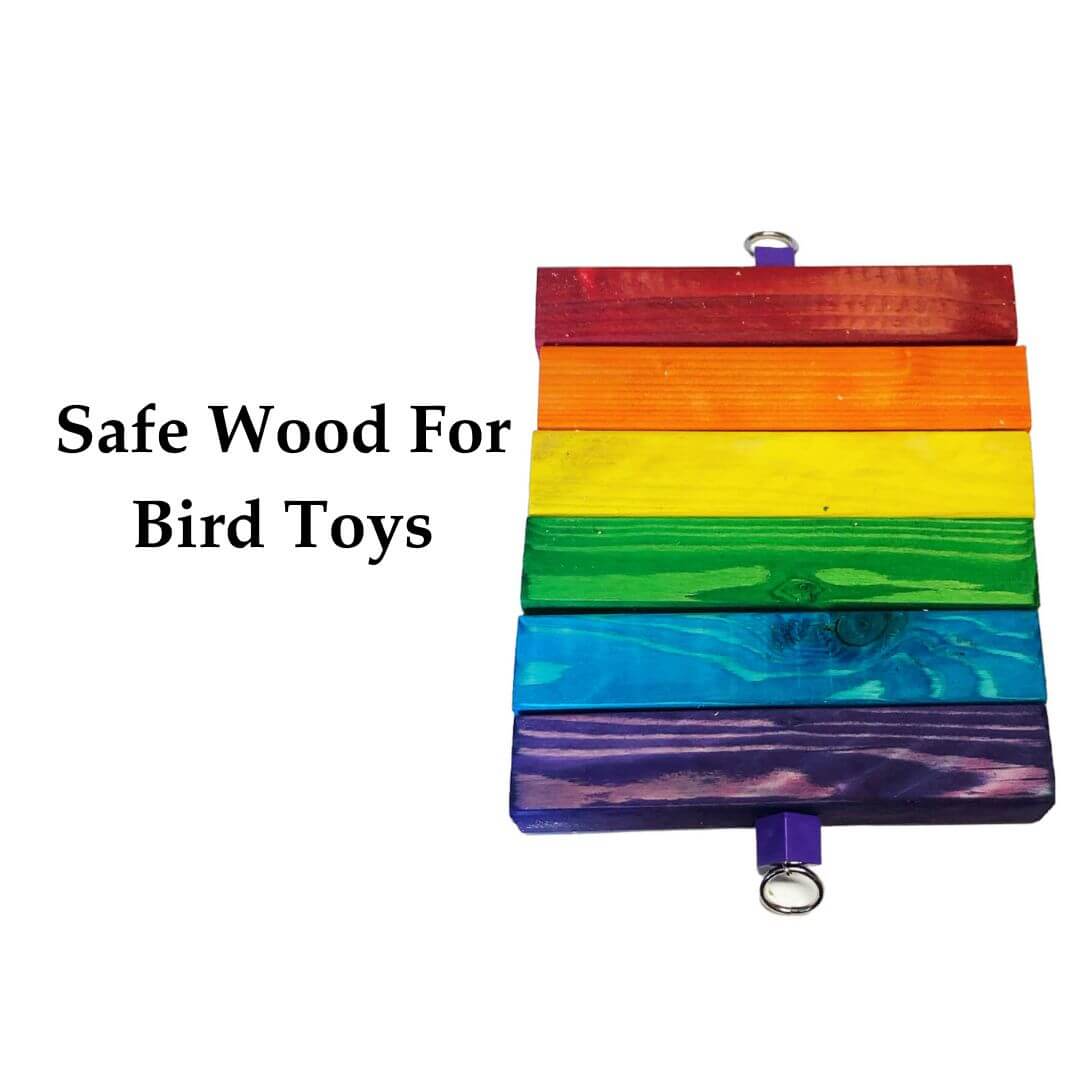 wood for bird toys