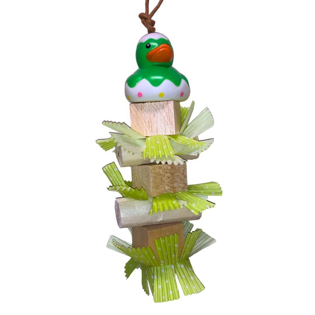 Easter Bird toys with balsa and sola