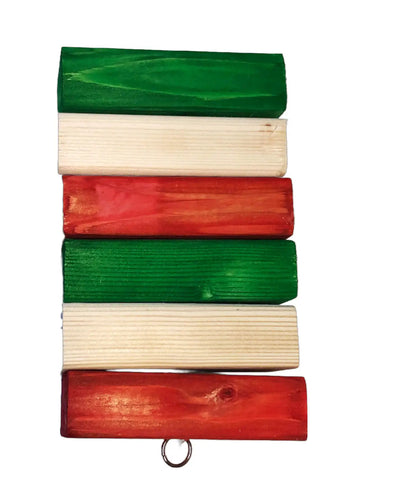 Christmas bird toy for large parrots