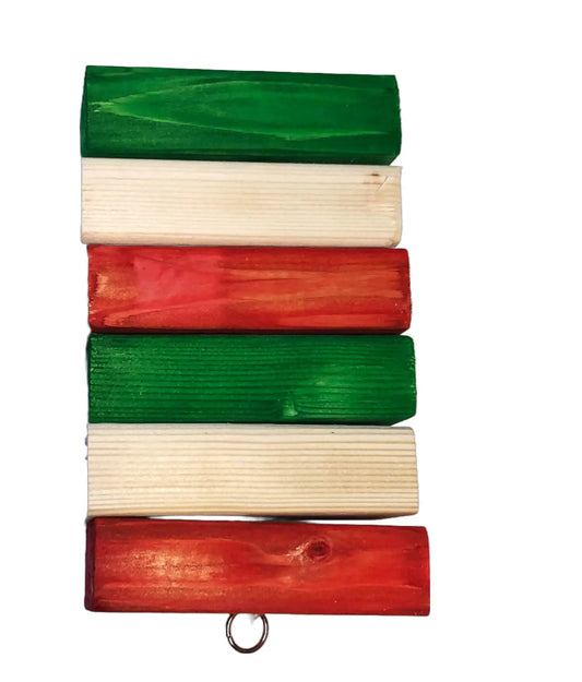 Christmas bird toy for large parrots