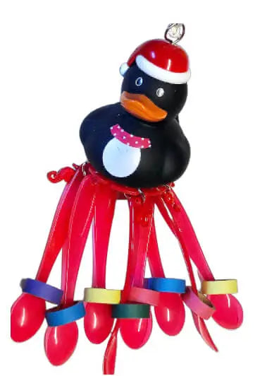 Christmas Spoon Bird toy