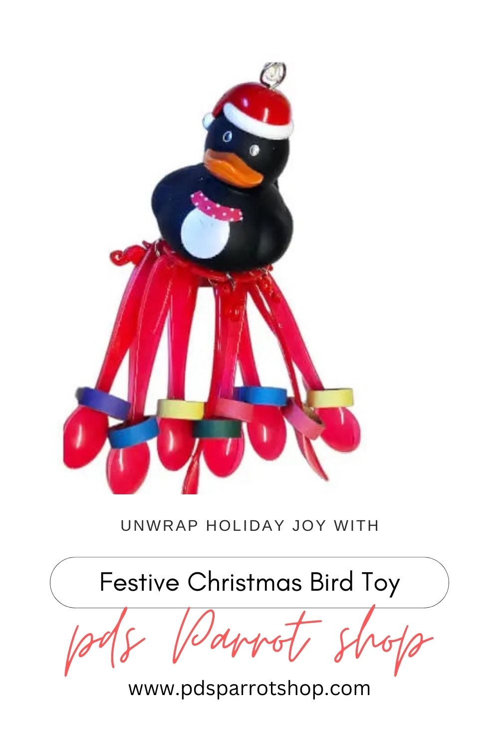 Christmas duck toy with spoons 
