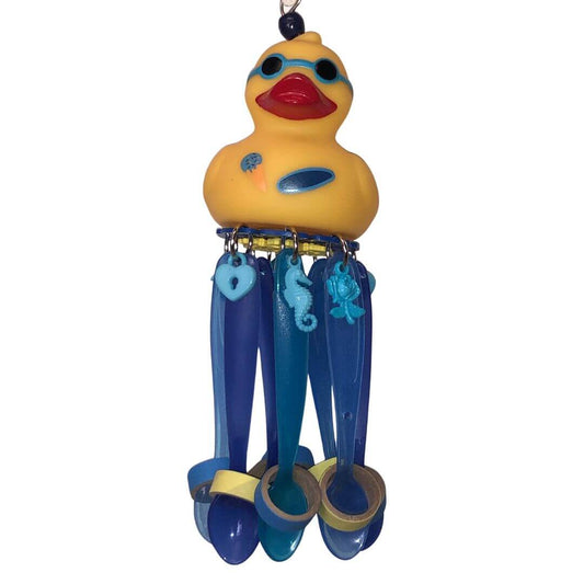 summer blue duck bird toy