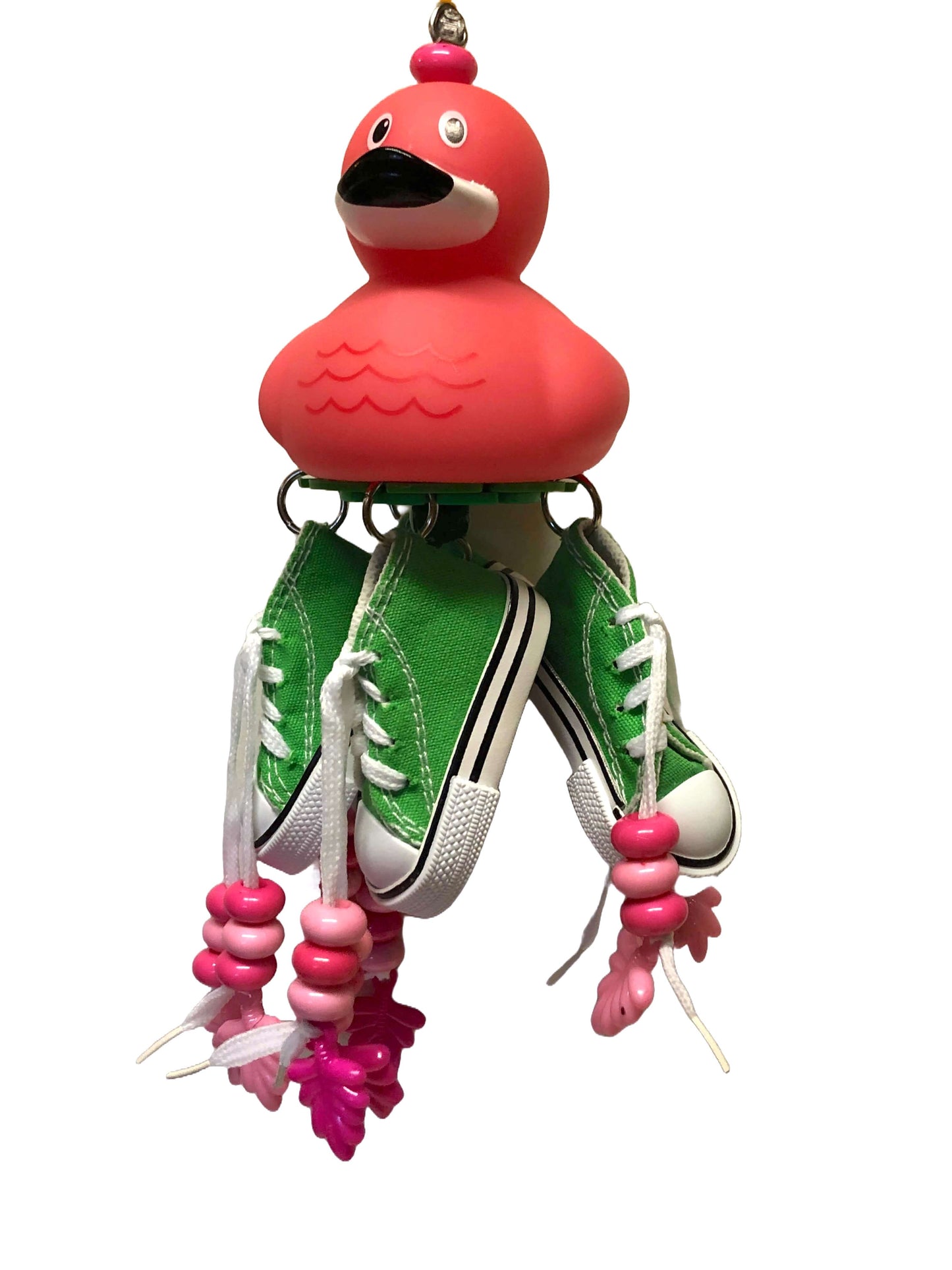 flamingo duck with shoes bird toy