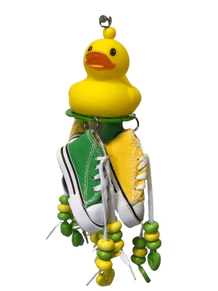 Duck with shoes bird toy