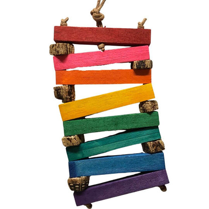 Large balsa bird toy in zig zig shape