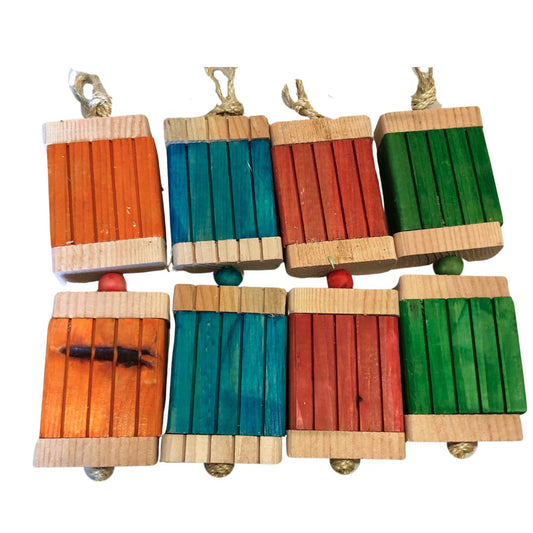 Grooved large bird toy