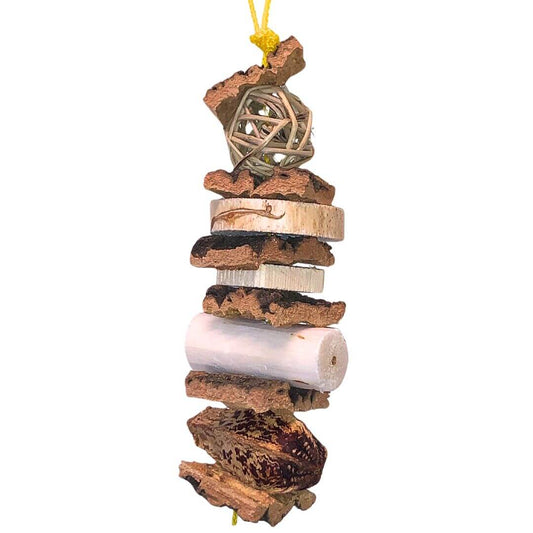 cork bird toy