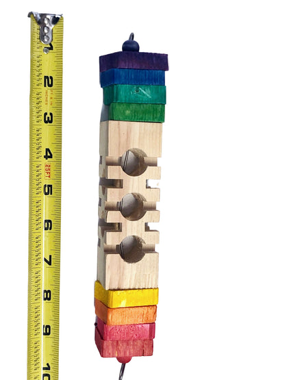 Foraging bird toys for small to medium birds