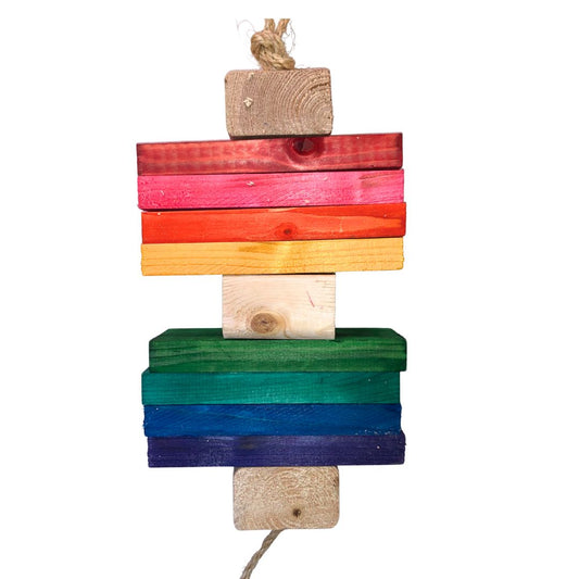 pine wood bird toy 