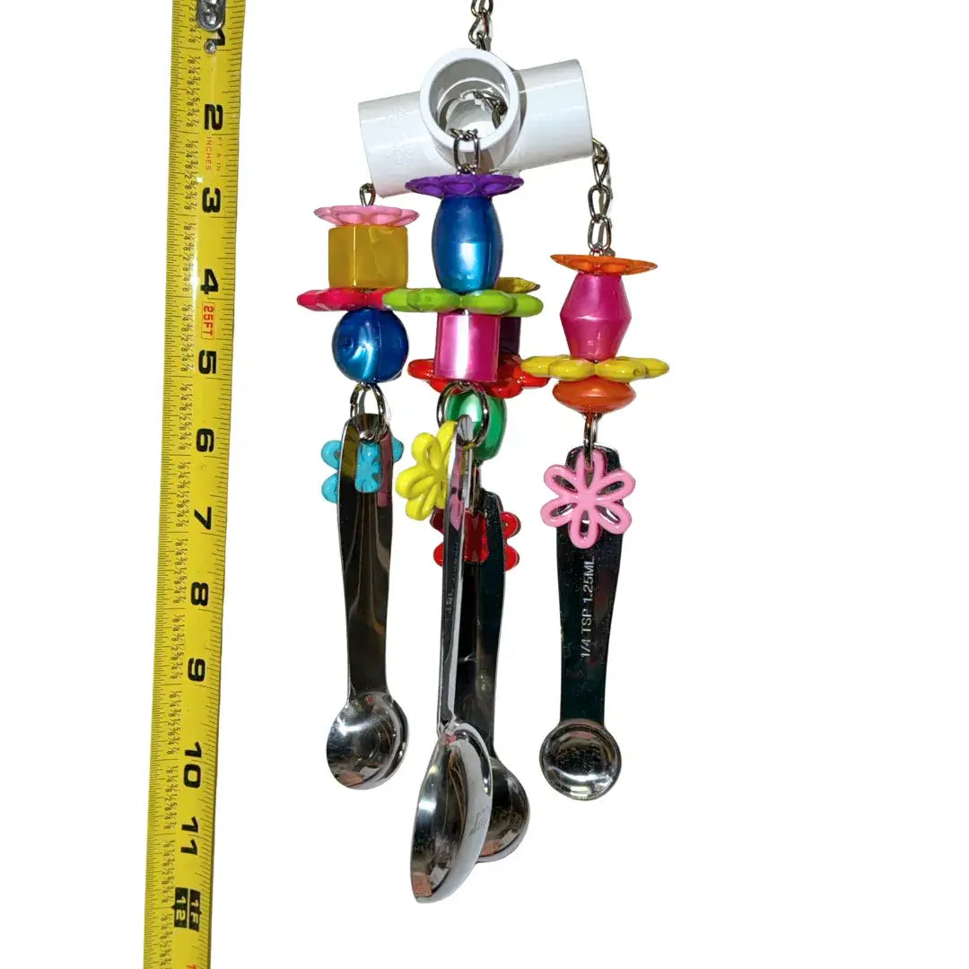 Stainless Steel Noise Maker Bird Toy