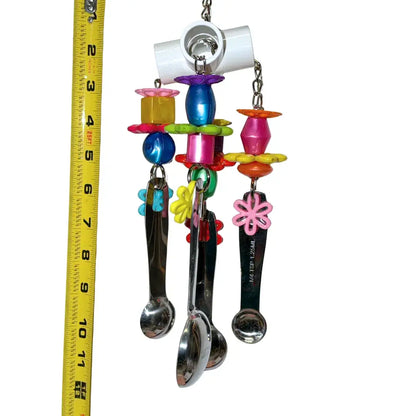 Stainless Steel Noise Maker Bird Toy