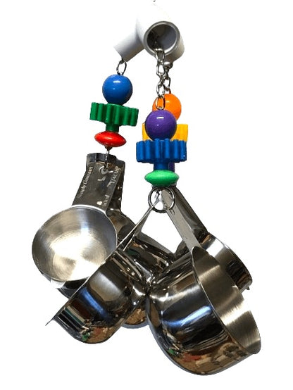 Stainless steel bird toy