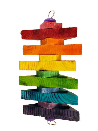 Rainbow Foraging bird toy