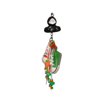 Halloween bird toy with shoes