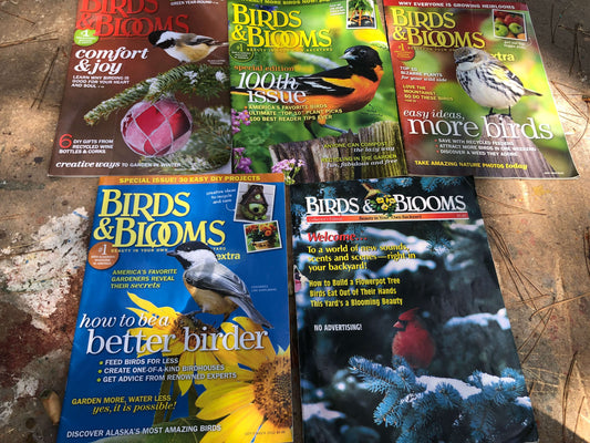 Bird and Bloom: set of 10 randomly.