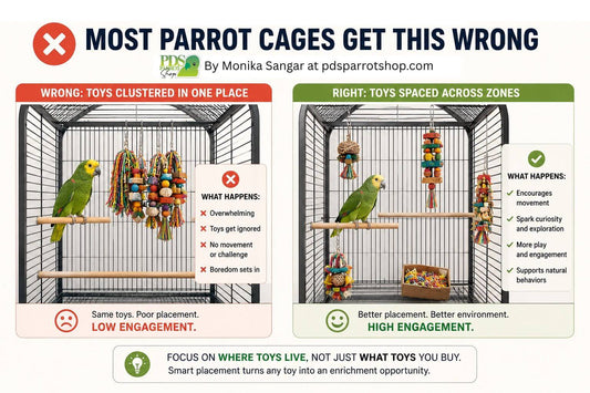 Parrot Toy Setup & Self-Entertainment Coaching