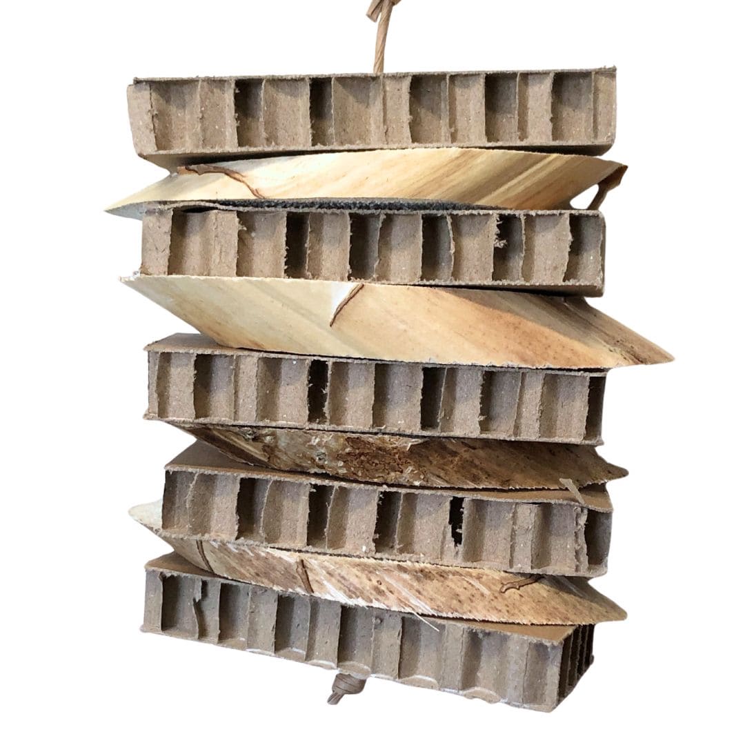 Perchoir Pour Oiseaux Parrot Chew Cardboard Platform - Durable