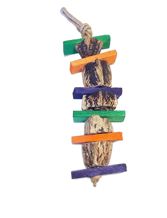 halloween colors min balsa bird toy