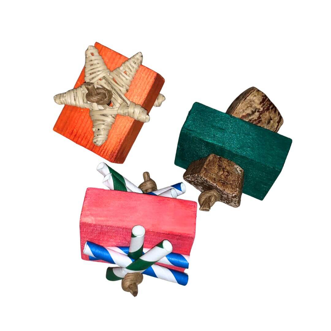 Wood Bird Toys for parrots