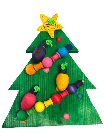 Christmas Trees Bird Toy (side hanging)