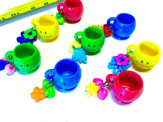 Mini smiley mug bird toys for parrots