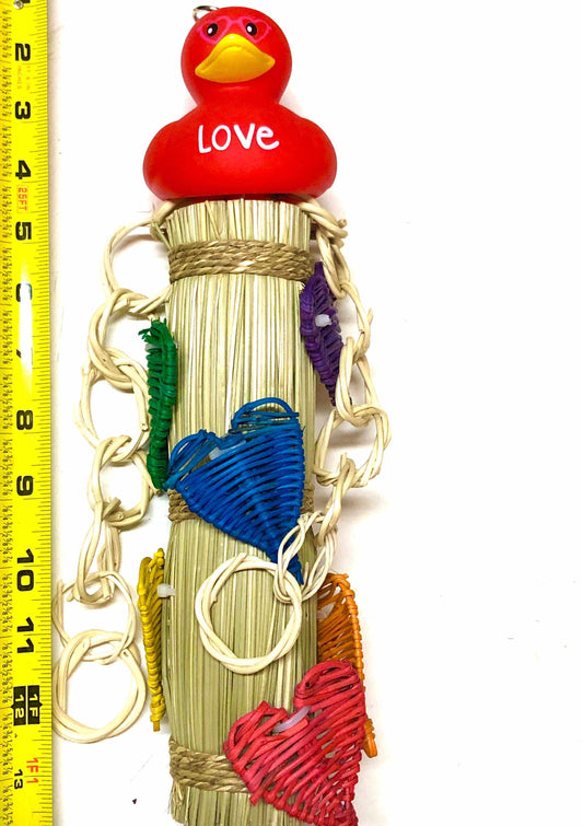 Seagrass bundle bird toy
