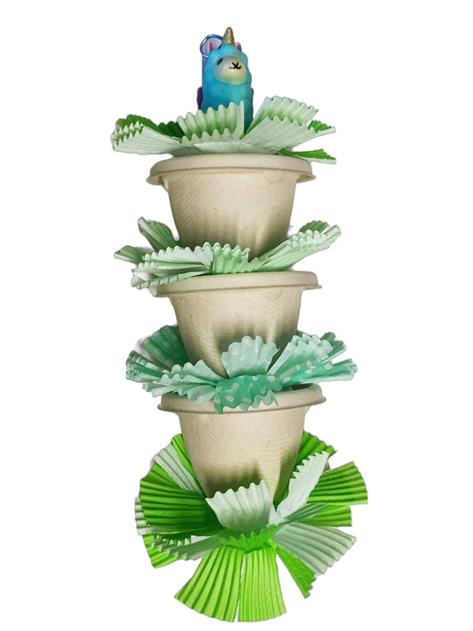foraging cup bird toy