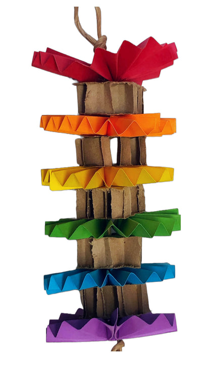 paper pinwheel bird toys