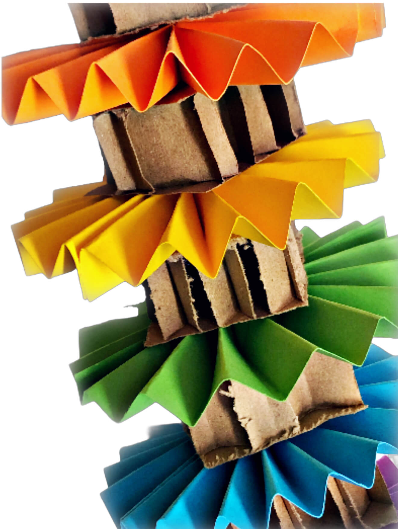 pinwheel with cardboard parrot toys